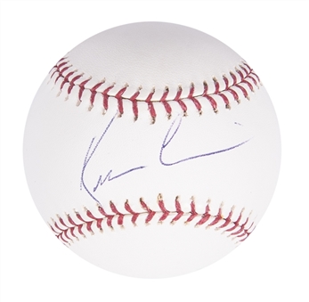 Kevin Costner Signed OML Selig Baseball (PSA/DNA)